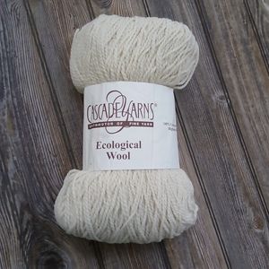 Cascade Yarns Undyed Ecological Wool Yarn Skein Crocheting Knitting